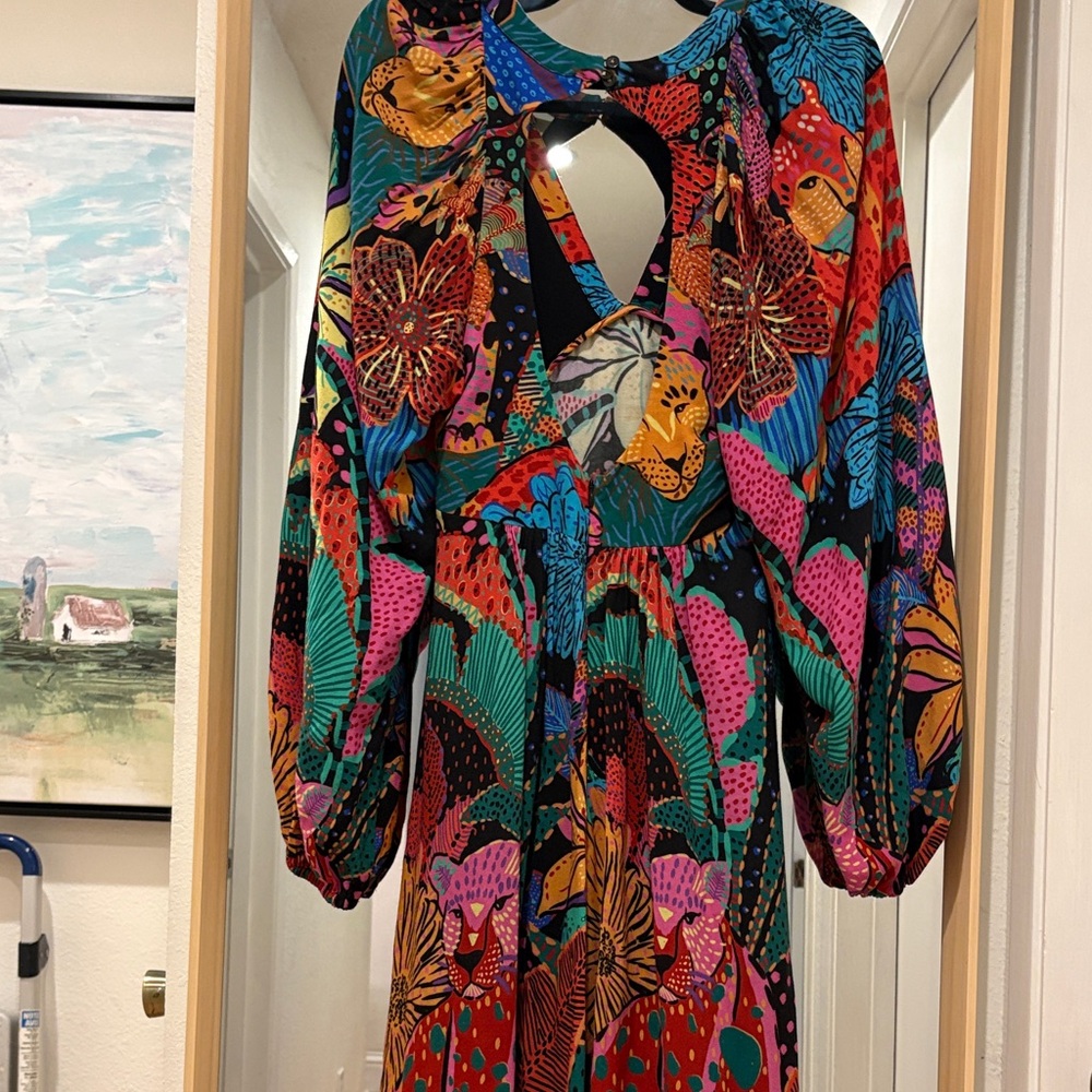 FARM Rio Multicolor Floral Maxi Dress - Picture 7 of 12